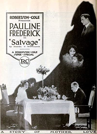 Salvage (1921) afişi