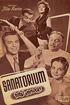 Sanatorium Total Verrückt (1954) afişi