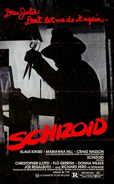Schizoid (1980) afişi Schizoid (1980) afişi