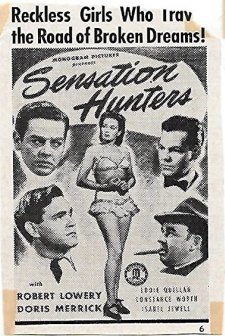 Sensation Hunters (1945) afişi