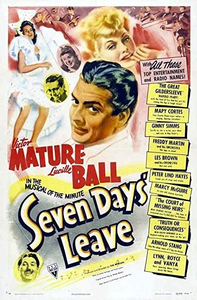 Seven Days' Leave (1942) afişi Seven Days' Leave (1942) afişi
