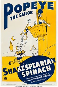 Shakespearian Spinach (1940) afişi