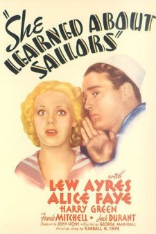 She Learned About Sailors (1934) afişi