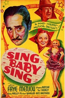 Sing, Baby, Sing (1936) afişi