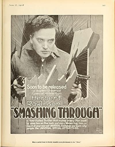 Smashing Through (1918) afişi Smashing Through (1918) afişi