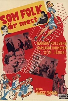 Som Folk är Mest (1944) afişi