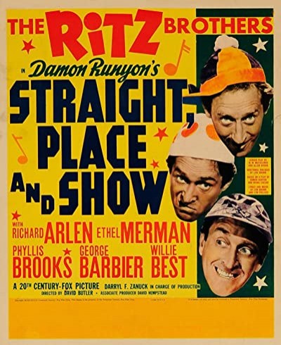 Straight Place And Show (1938) afişi Straight Place And Show (1938) afişi