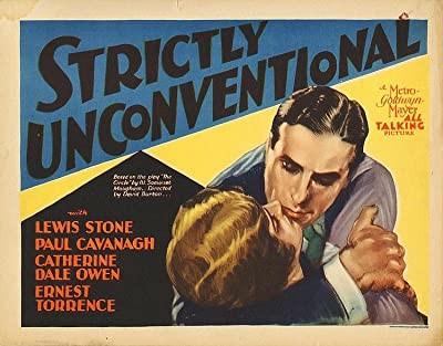 Strictly Unconventional (1930) afişi Strictly Unconventional (1930) afişi