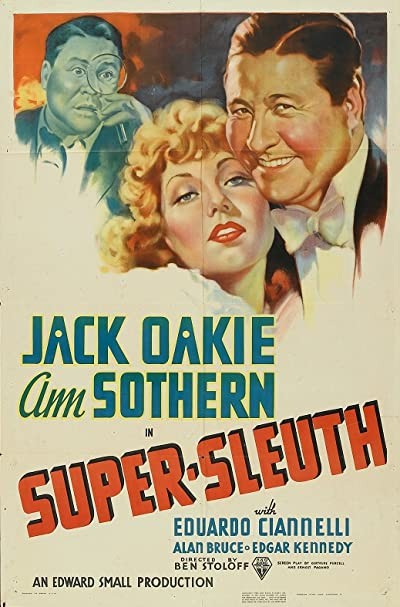 Super-sleuth (1937) afişi Super-sleuth (1937) afişi