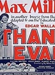 Thank Evans (1938) afişi