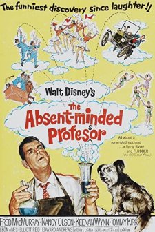 The Absent Minded Professor (1961) afişi