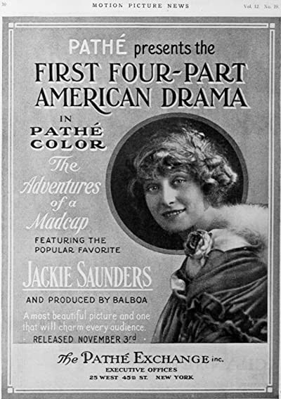 The Adventures of a Madcap (1915) afişi The Adventures of a Madcap (1915) afişi