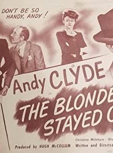 The Blonde Stayed On (1946) afişi