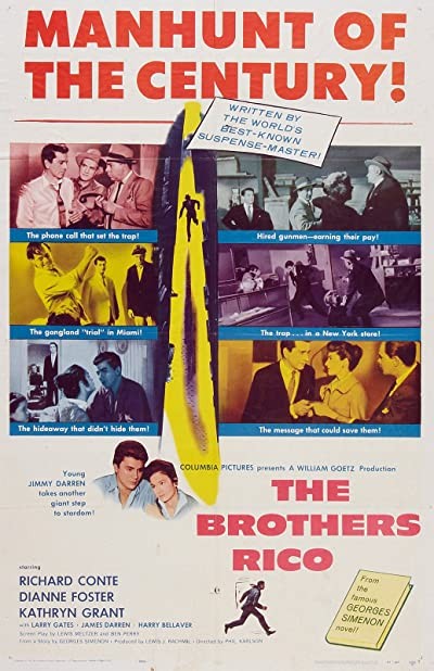The Brothers Rico (1957) afişi The Brothers Rico (1957) afişi