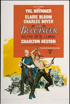 The Buccaneer (1958) afişi