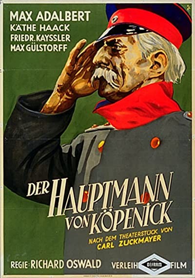 The Captain From Köpenick (1931) afişi The Captain From Köpenick (1931) afişi
