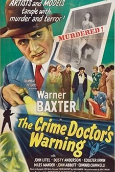 The Crime Doctor's Warning (1945) afişi