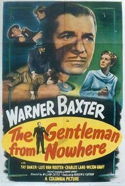 The Gentleman From Nowhere (1948) afişi The Gentleman From Nowhere (1948) afişi