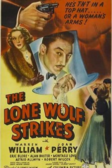 The Lone Wolf Strikes (1940) afişi