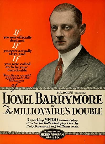 The Millionaire's Double (1917) afişi The Millionaire's Double (1917) afişi