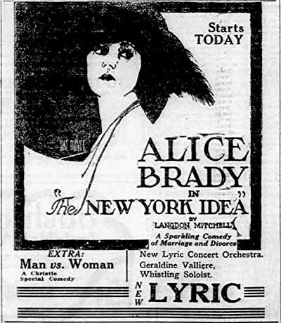 The New York ıdea (1920) afişi The New York ıdea (1920) afişi