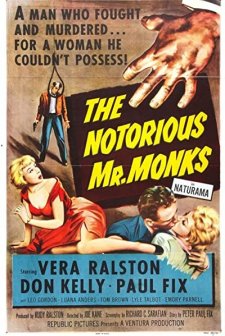 The Notorious Mr. Monks (1958) afişi