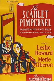 The Scarlet Pimpernel (1934) afişi