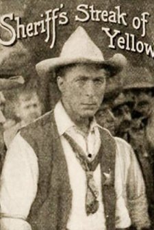The Sheriff's Streak Of Yellow (1915) afişi