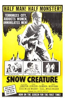 The Snow Creature (1954) afişi