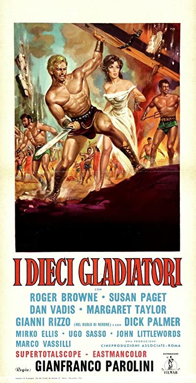 The Ten Gladiators (1963) afişi The Ten Gladiators (1963) afişi