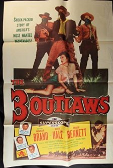 The Three Outlaws (1956) afişi