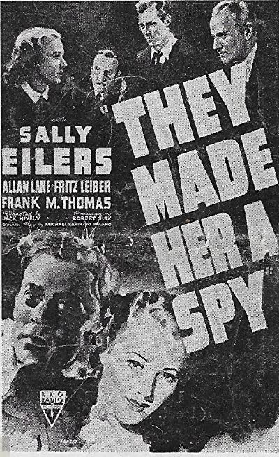 They Made Her A Spy (1939) afişi They Made Her A Spy (1939) afişi