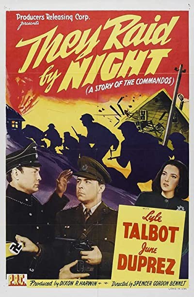 They Raid by Night (1942) afişi They Raid by Night (1942) afişi