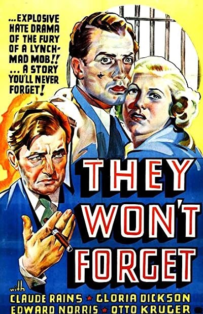 They Won't Forget (1937) afişi They Won't Forget (1937) afişi