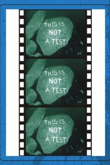 This is Not A Test (1962) afişi