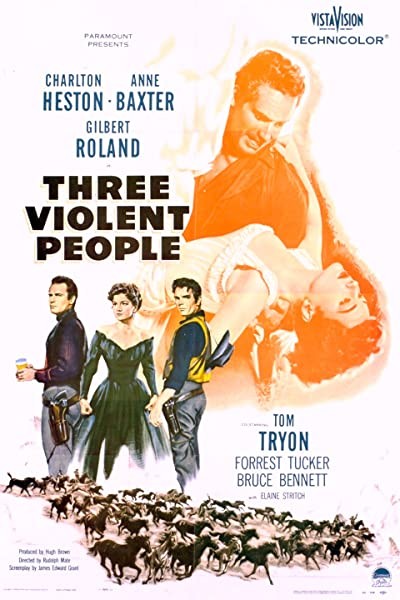 Three Violent People (1956) afişi Three Violent People (1956) afişi