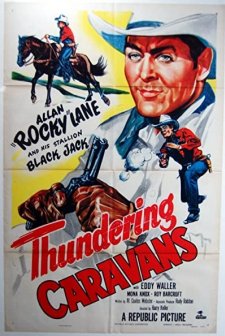 Thundering Caravans (1952) afişi