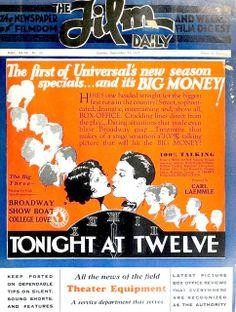 Tonight At Twelve (1929) afişi Tonight At Twelve (1929) afişi