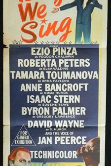 Tonight We Sing (1953) afişi