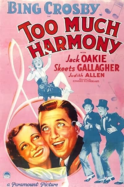 Too Much Harmony (1933) afişi Too Much Harmony (1933) afişi