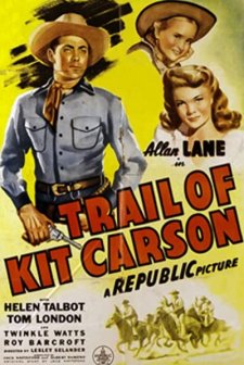 Trail Of Kit Carson (1945) afişi