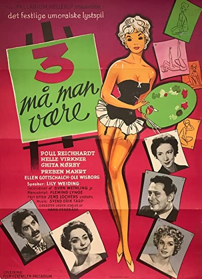 Tre Må Man Være (1959) afişi Tre Må Man Være (1959) afişi
