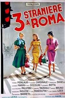 Tre straniere a Roma (1958) afişi