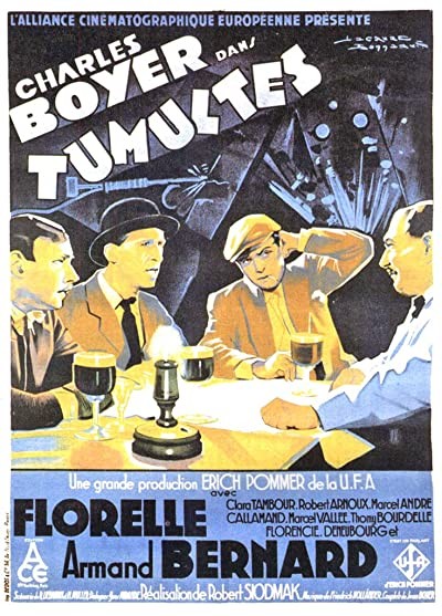 Tumultes (1932) afişi Tumultes (1932) afişi