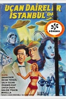 Uçan Daireler İstanbul'da (1955) afişi