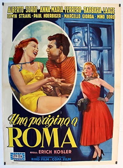 Una Parigina A Roma (1954) afişi Una Parigina A Roma (1954) afişi