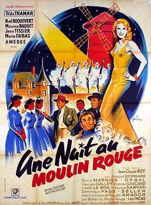 Une nuit au Moulin-Rouge (1957) afişi Une nuit au Moulin-Rouge (1957) afişi