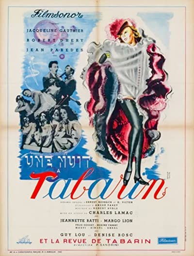 Une nuit à Tabarin (1947) afişi Une nuit à Tabarin (1947) afişi