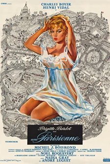 Une Parisienne (1957) afişi