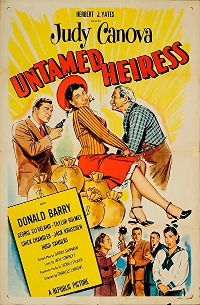 Untamed Heiress (1954) afişi Untamed Heiress (1954) afişi